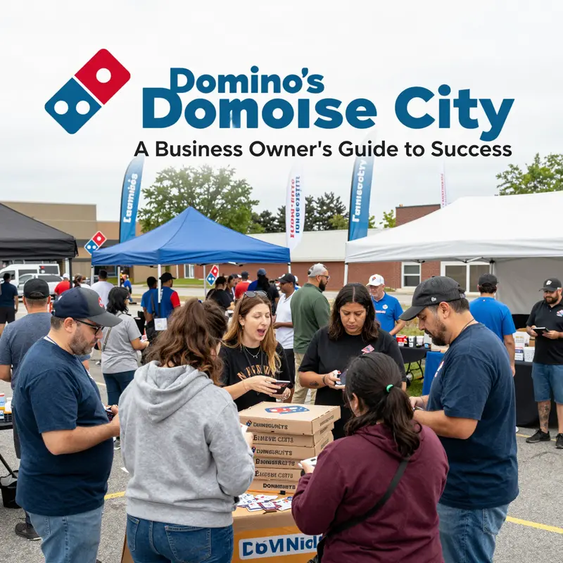 Map showing the various Domino’s locations in Traverse City.