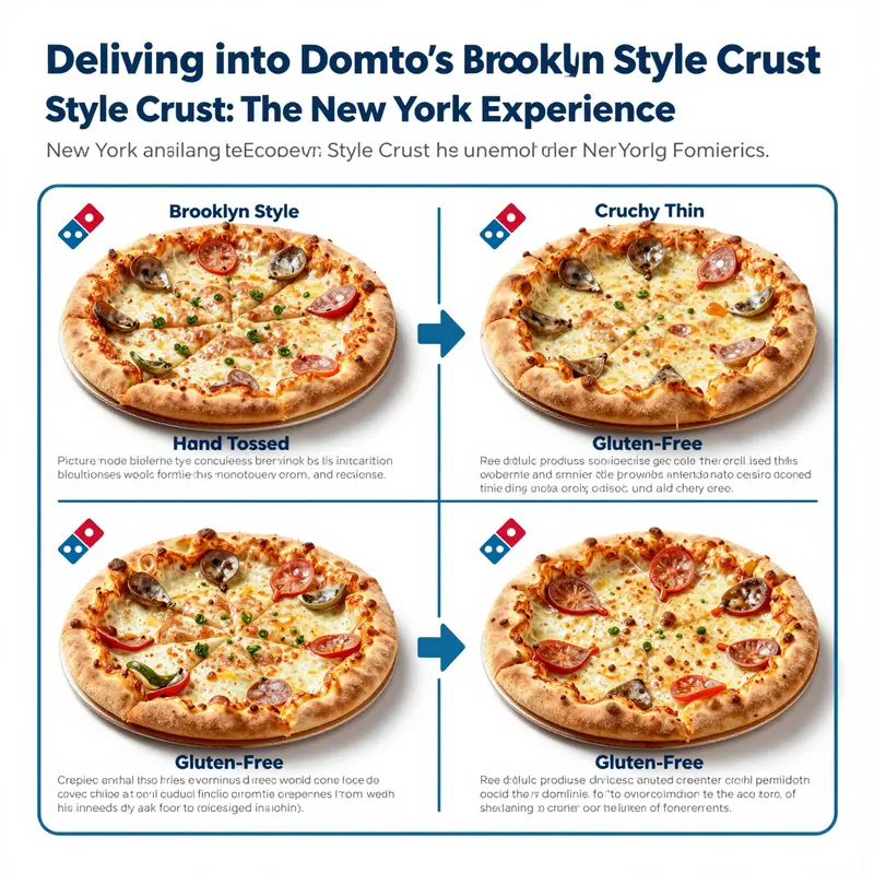 Domino’s Brooklyn Style crust embodies the classic elements of New York-style pizza.