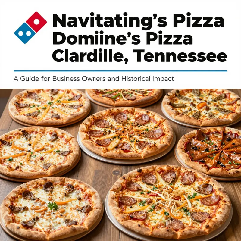 A colorful arrangement of Domino's Pizza showcasing different flavors and freshness, appealing to potential customers and business owners.