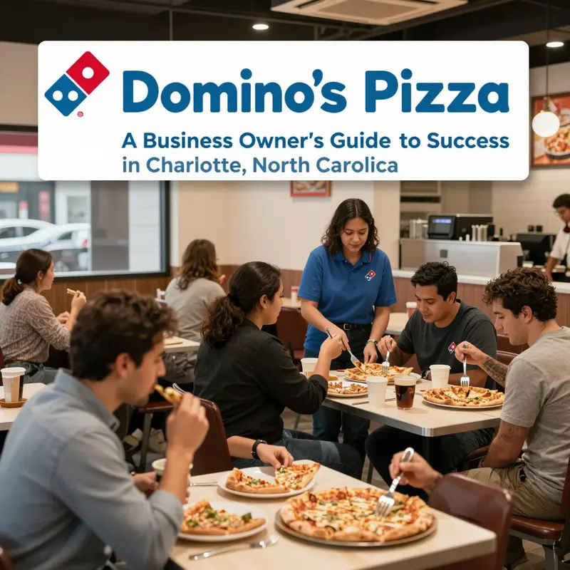 A vibrant customer experience at Domino’s Pizza showcasing enjoyable dining moments.
