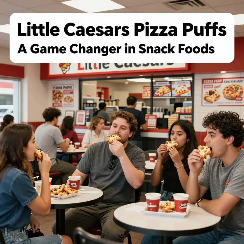 The delicious array of Little Caesars Pizza Puffs, highlighting their crispy texture and diverse flavors.
