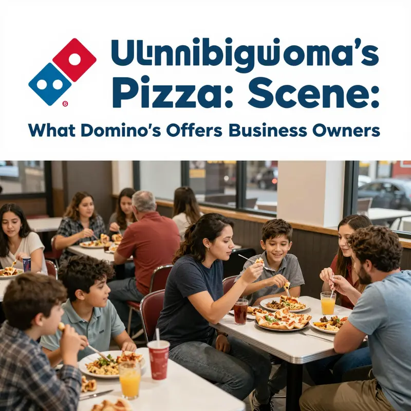Domino’s Pizza store front in Tullahoma, TN, illustrating its importance to the local community.