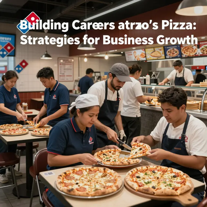 Showcasing the diverse career opportunities available at Domino’s Pizza in China.