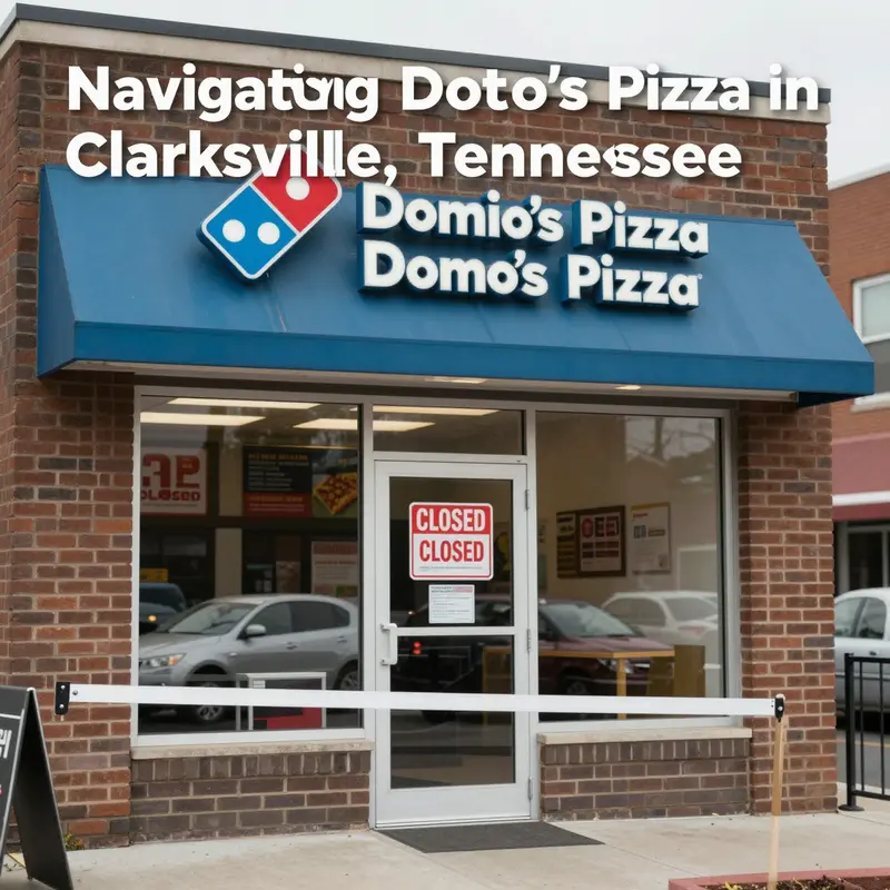 Current operational status of Domino’s Pizza locations in Clarksville, TN.