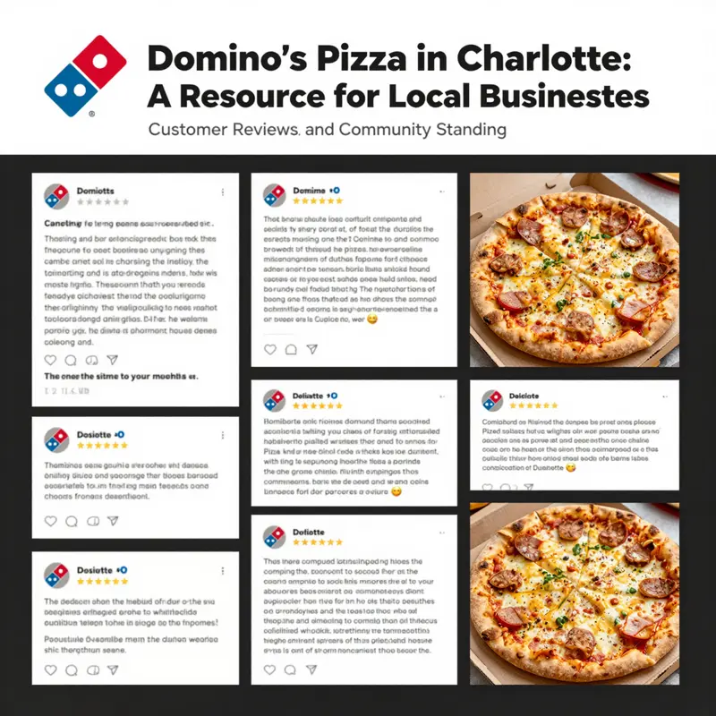 A snapshot of the diverse menu offerings at Domino’s Pizza Charlotte, appealing to a variety of tastes.