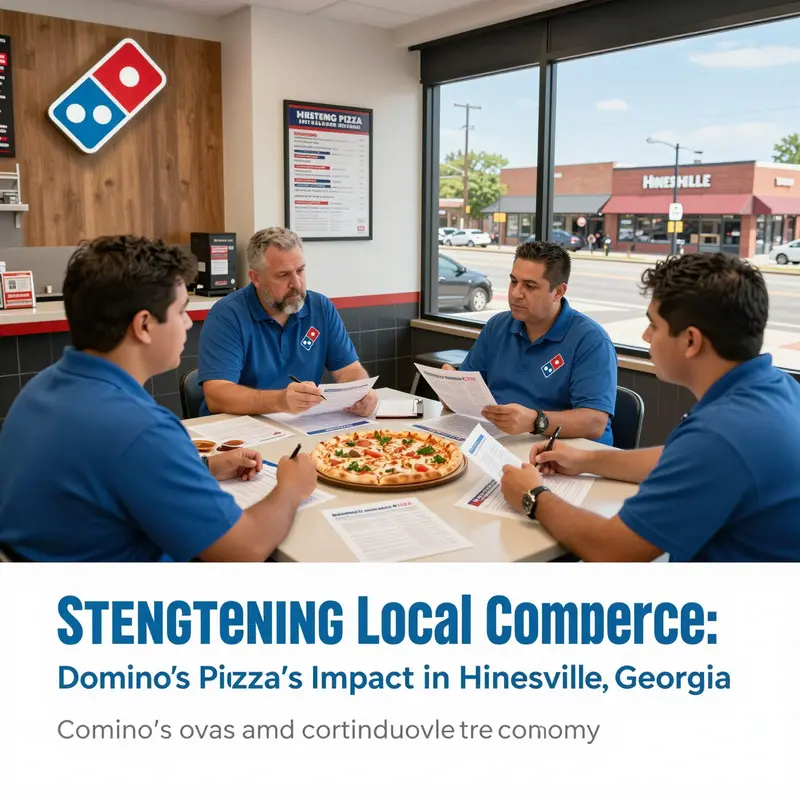 Domino’s Pizza location at 806 W Oglethorpe Hwy serving Hinesville’s military and civilian population.
