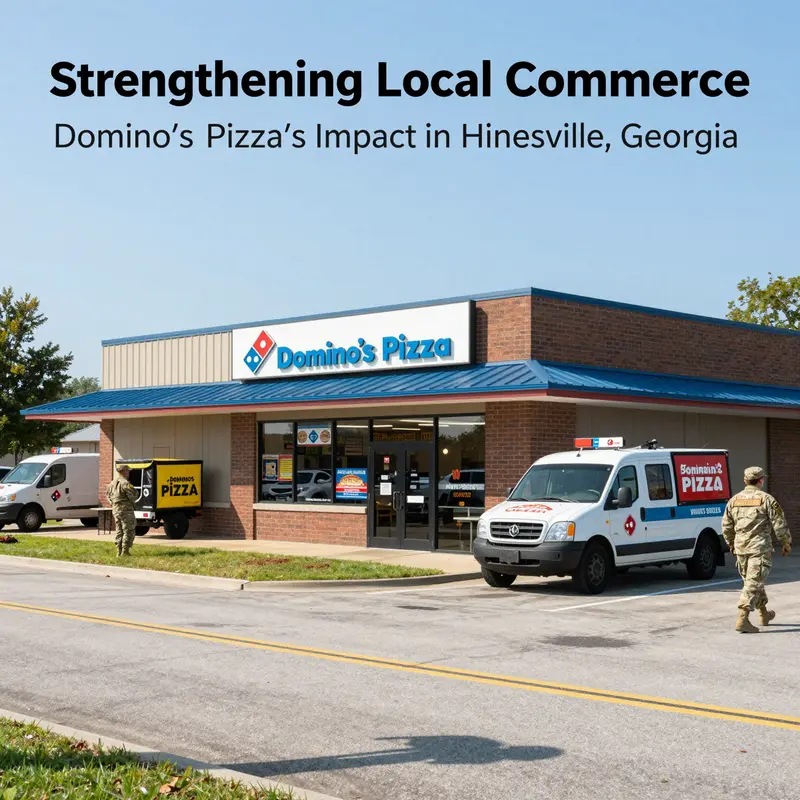 Domino’s Pizza location at 806 W Oglethorpe Hwy serving Hinesville’s military and civilian population.