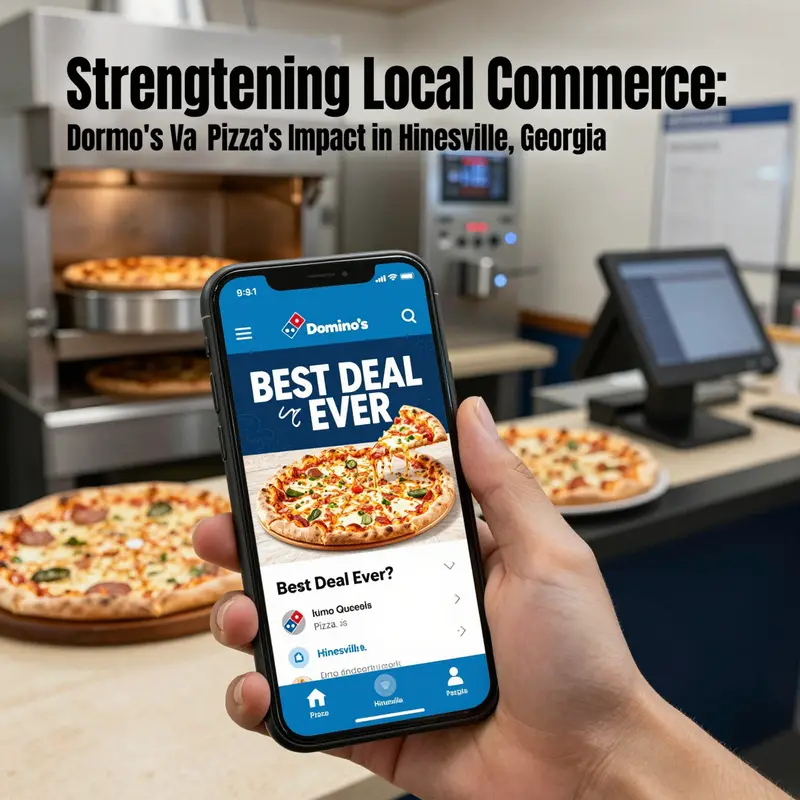 Domino’s Pizza location at 806 W Oglethorpe Hwy serving Hinesville’s military and civilian population.
