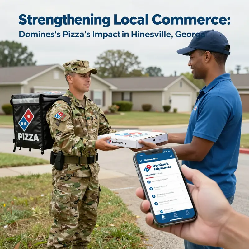 Domino’s Pizza location at 806 W Oglethorpe Hwy serving Hinesville’s military and civilian population.