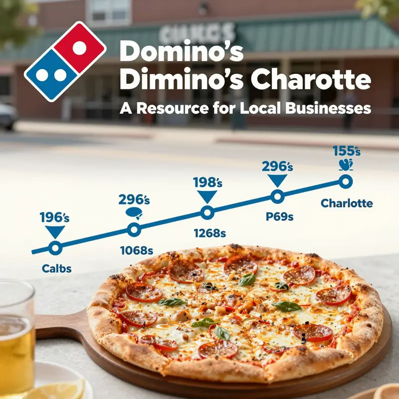 A snapshot of the diverse menu offerings at Domino’s Pizza Charlotte, appealing to a variety of tastes.
