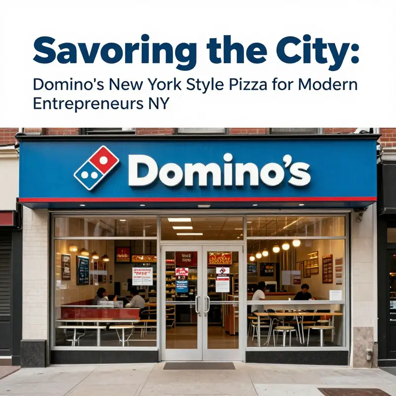 A variety of Domino’s New York Style pizzas with diverse toppings, appealing to different customer preferences.
