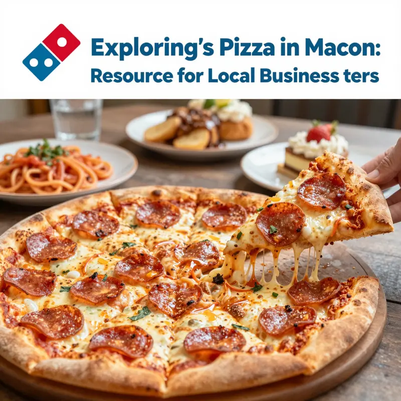 Aerial view of Domino’s Pizza locations in Macon, highlighting their importance in the local community.
