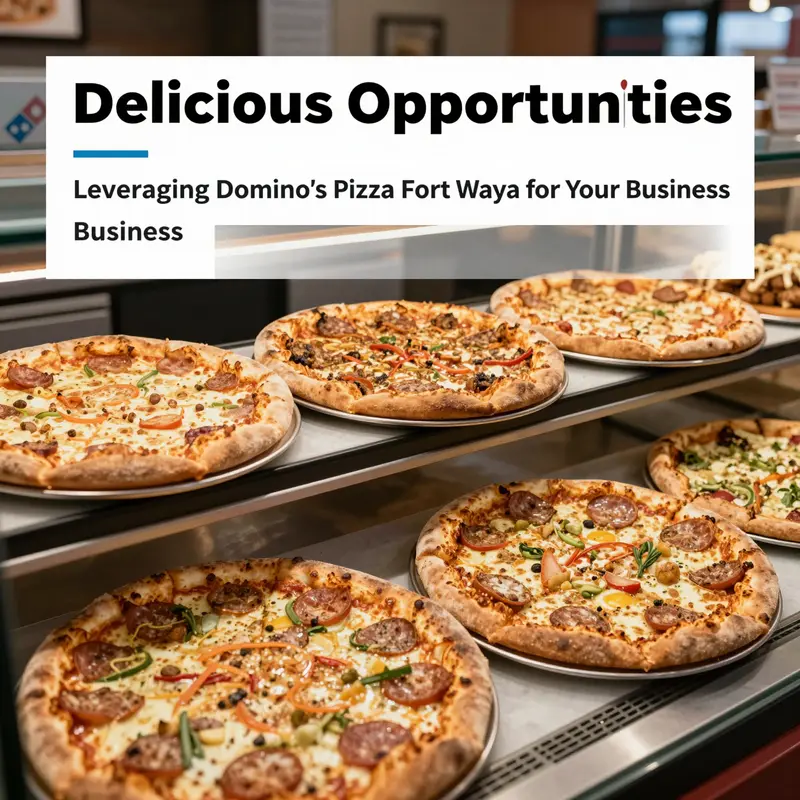 A beautiful selection of pizzas highlighting the variety available at Domino’s Pizza Fort Wayne.