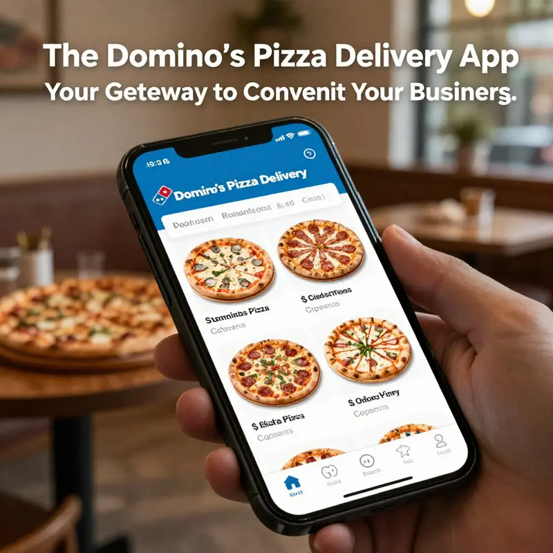 The user-friendly interface of the Domino’s Pizza Delivery app enhances the ordering experience for customers.