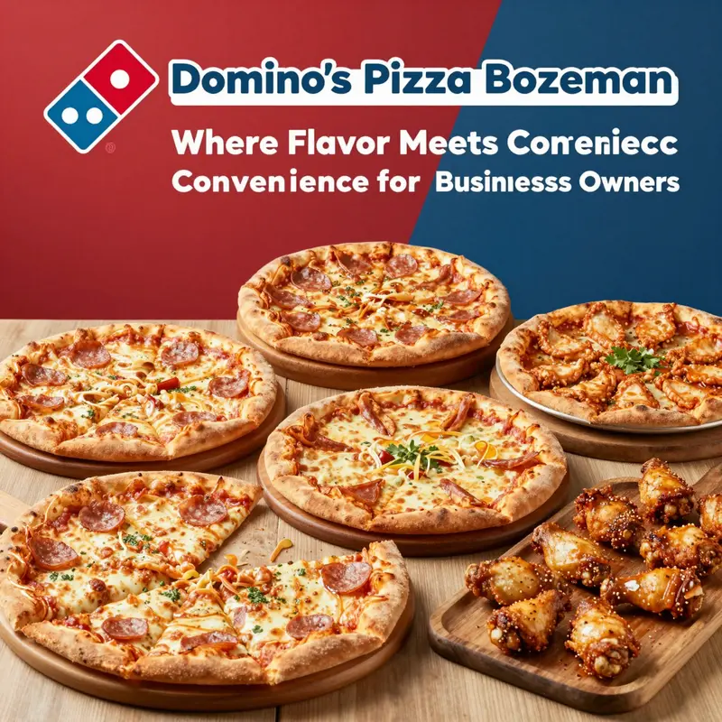 Map highlighting the locations of Domino’s Pizza in Bozeman along with its ranking among local restaurants.