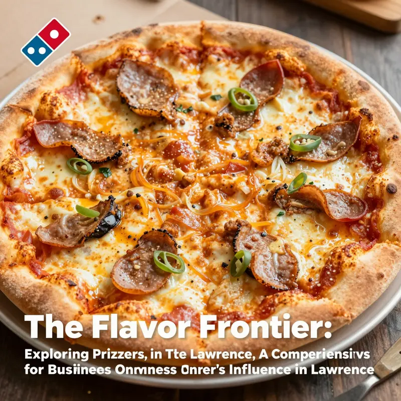 A close-up image of a delicious Domino's Pizza topped with fresh ingredients, showcasing its quality.