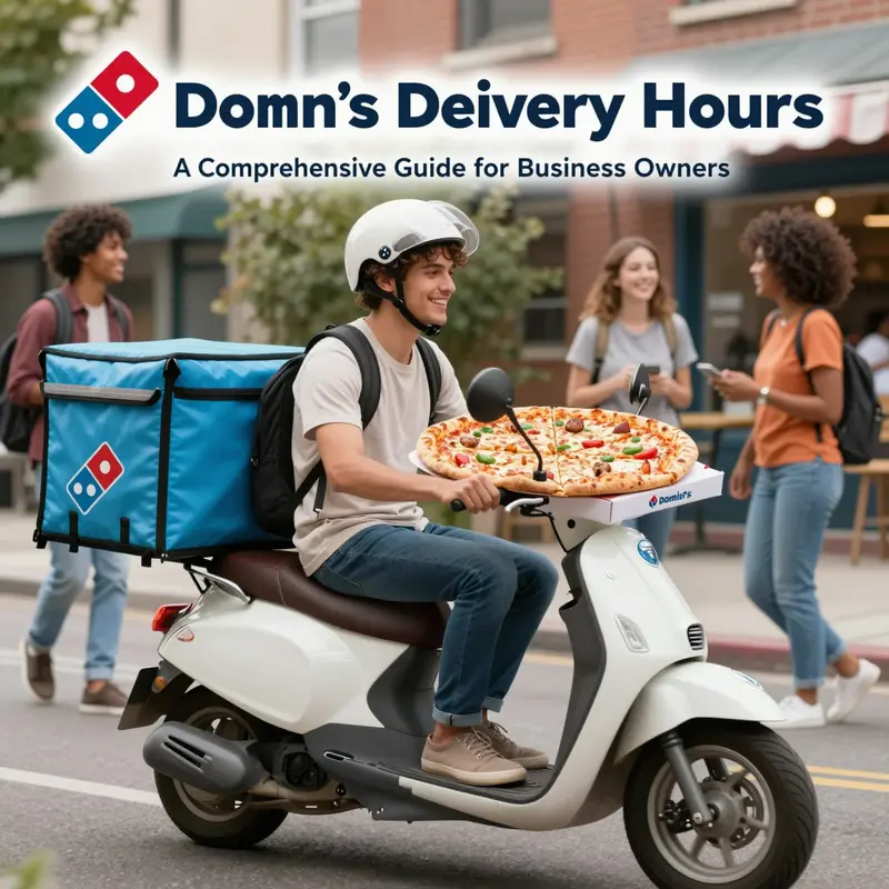 Delivery of Domino's Pizza, highlighting customer satisfaction and delivery service.