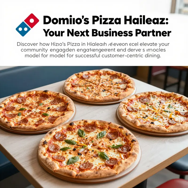 A variety of Domino's Pizza options displayed in an inviting setting, showcasing their menu offerings.