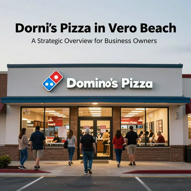 Domino’s Pizza store at 755 8th St in Vero Beach showcasing its accessible location and inviting facade.