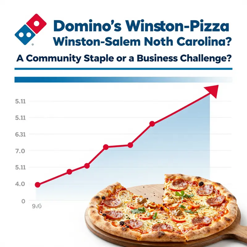 The inviting storefront of Domino’s Pizza Winston-Salem, highlighting its accessibility and vibrant service.