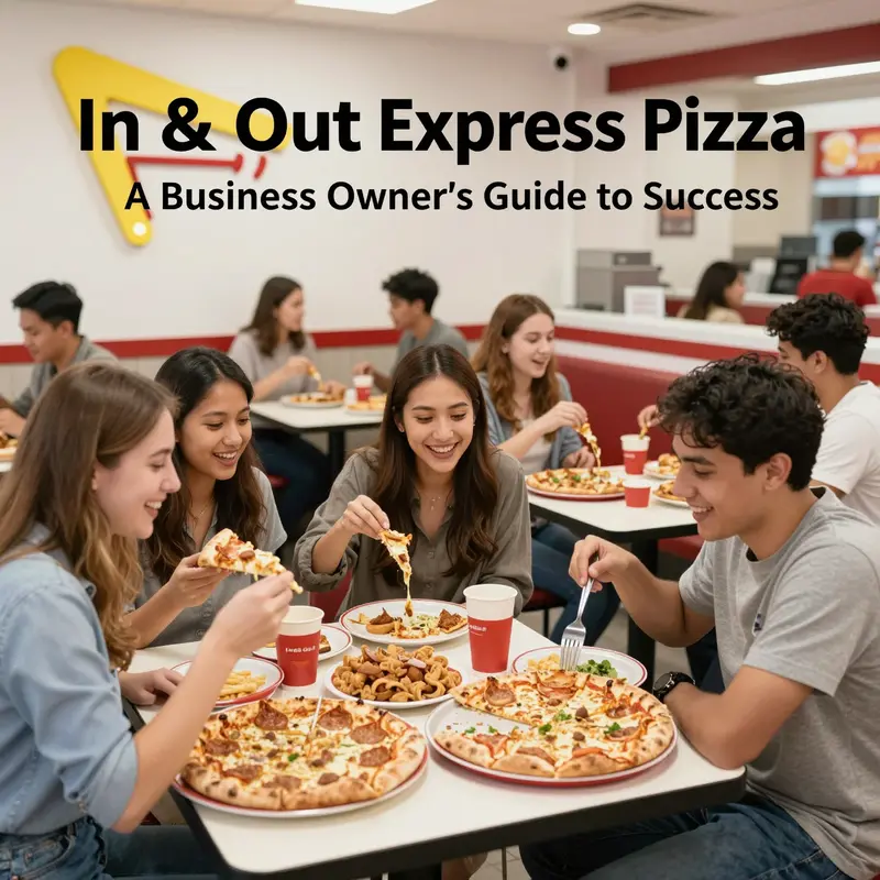 A delicious array of menu items from In & Out Express Pizza, demonstrating the culinary diversity available at the restaurant.