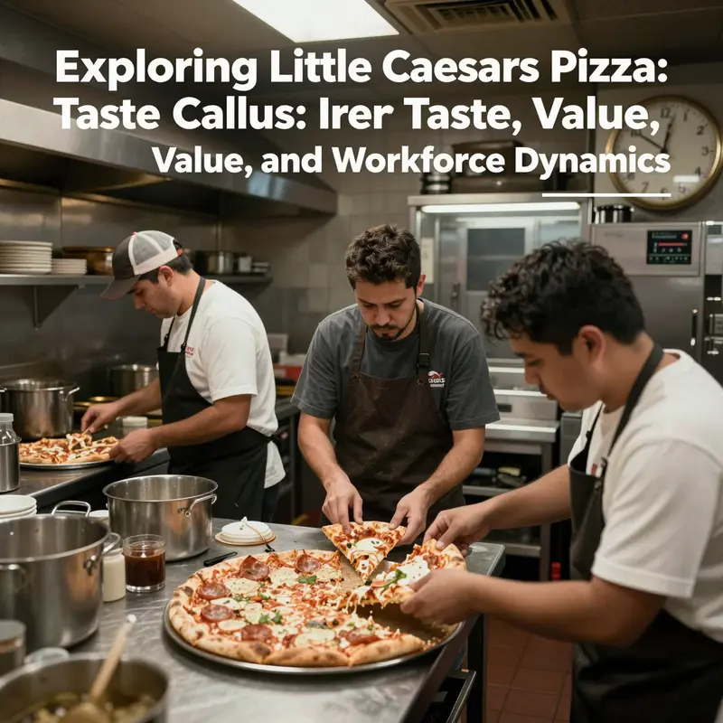 Customers enjoying the inviting atmosphere and quality pizzas at Little Caesars Pizza.