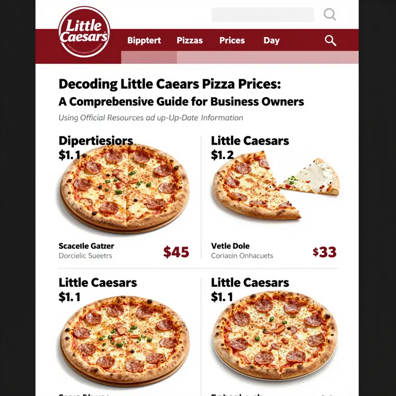 A colorful array of Little Caesars pizzas showcasing the variety in their menu.