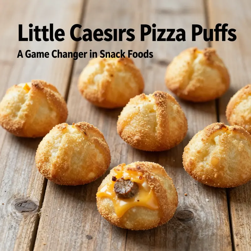 The delicious array of Little Caesars Pizza Puffs, highlighting their crispy texture and diverse flavors.