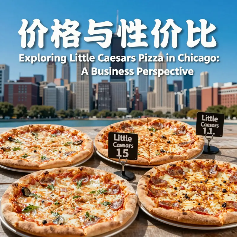 The inviting atmosphere of a Little Caesars Pizza in Chicago, showcasing its commitment to customer service and convenience.