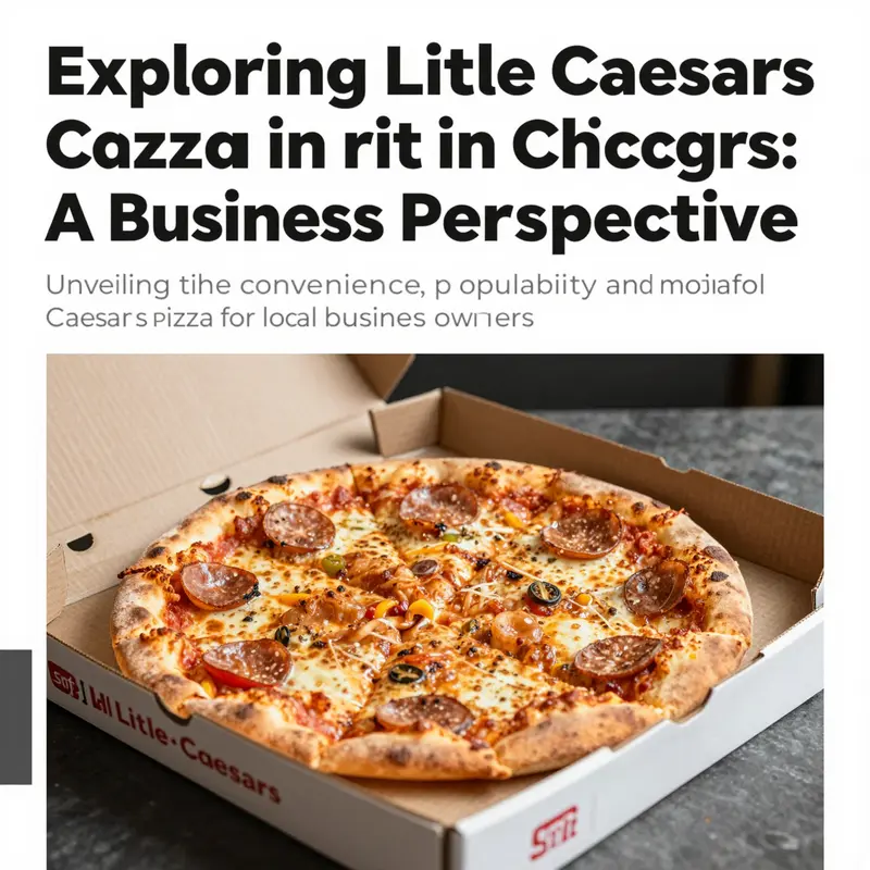 An open Little Caesars Pizza box displaying a delicious pizza, ready to be enjoyed.