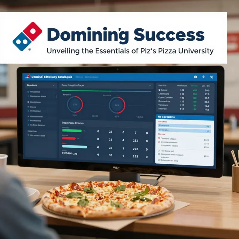 Employees participating in a training session at Domino’s Pizza University, enhancing their skills and knowledge.