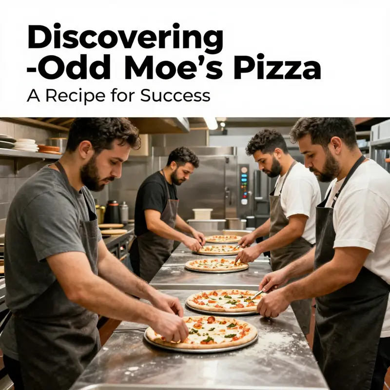 Customers enjoying their meals at Odd Moe’s Pizza, highlighting friendly service and a welcoming atmosphere.
