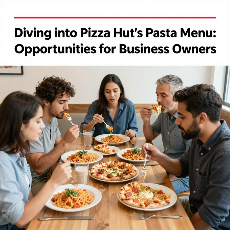 An enticing array of Pizza Hut’s pasta selections with the signature Oven-Baked Cheesy Alfredo Pasta in focus.