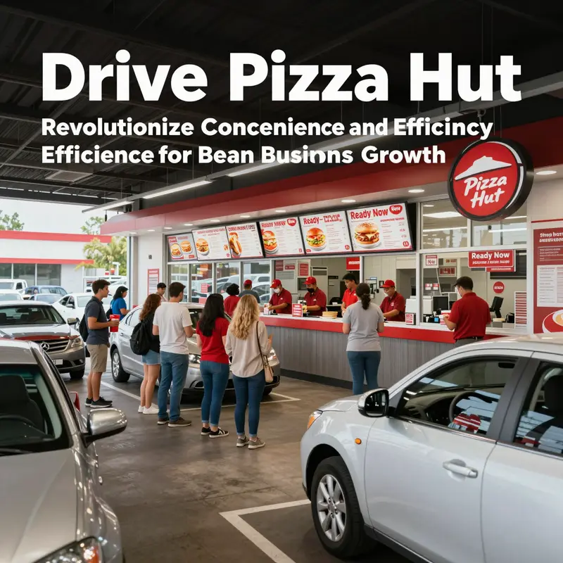 Pizza Hut’s drive-thru service delivering quick and convenient experiences directly to customers in their vehicles.