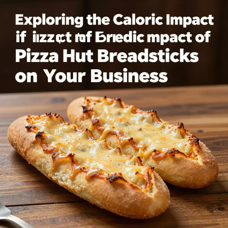 A close-up of Pizza Hut’s cheesy breadsticks highlighting their texture and appetizing appearance.