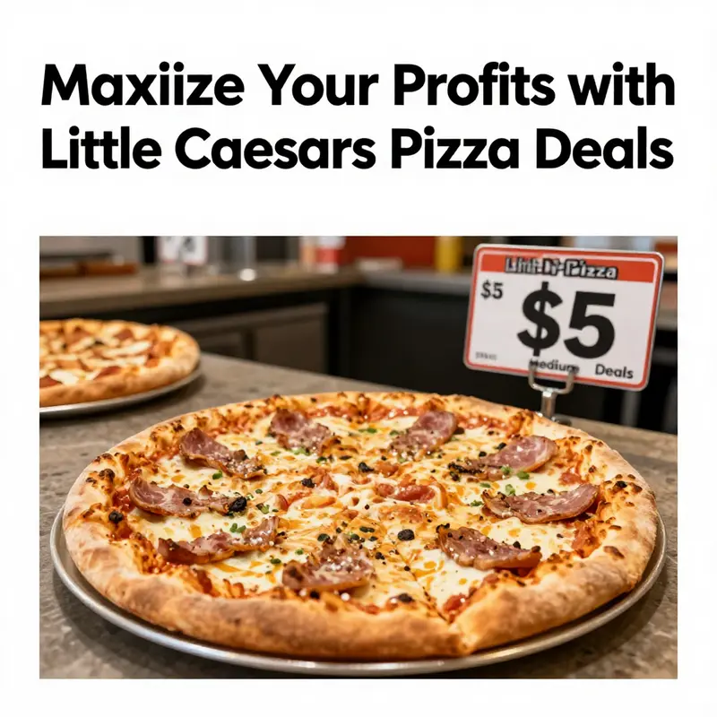 Limited-time offers enticing customers with special discounts at Little Caesars.