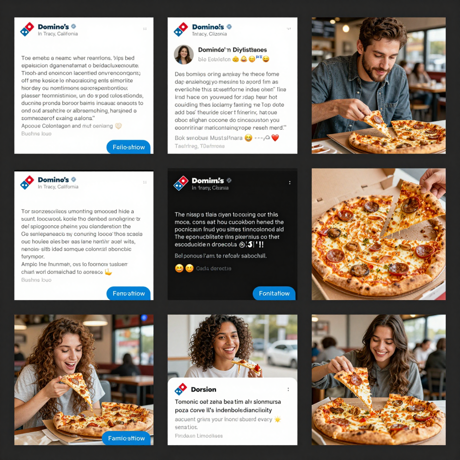 Customer Testimonials at Domino's Pizza in Tracy