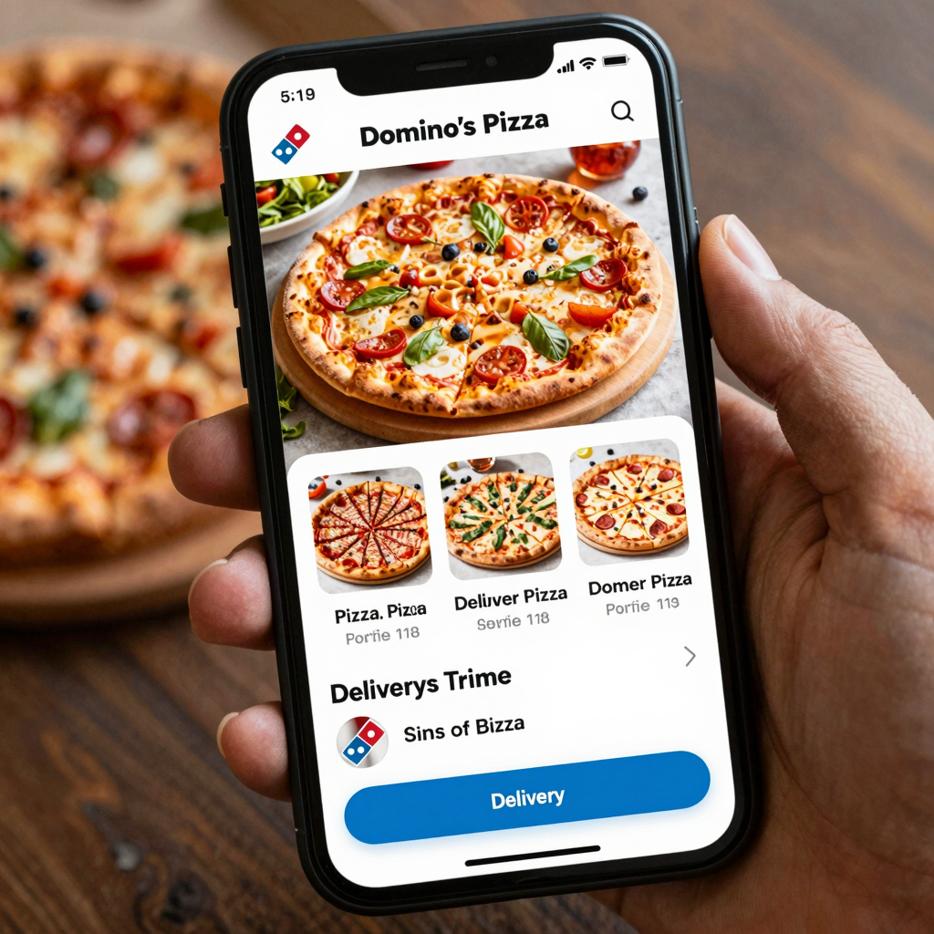 Mobile Ordering App Interface
