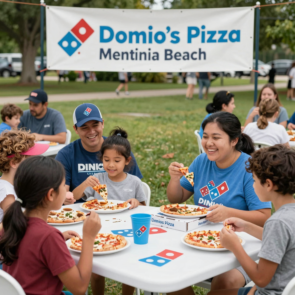 Community event organized by Domino's Pizza in Virginia Beach