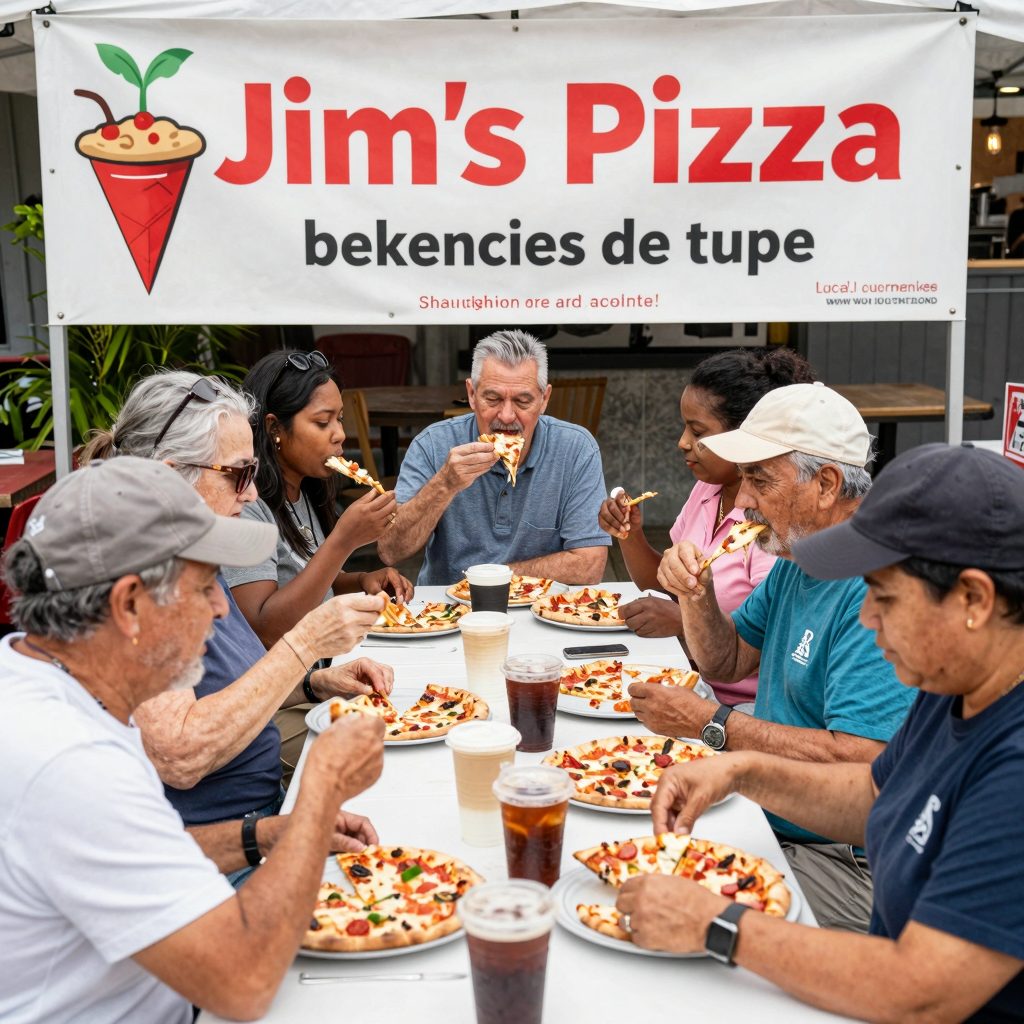 Community Involvement of Jim's Pizza