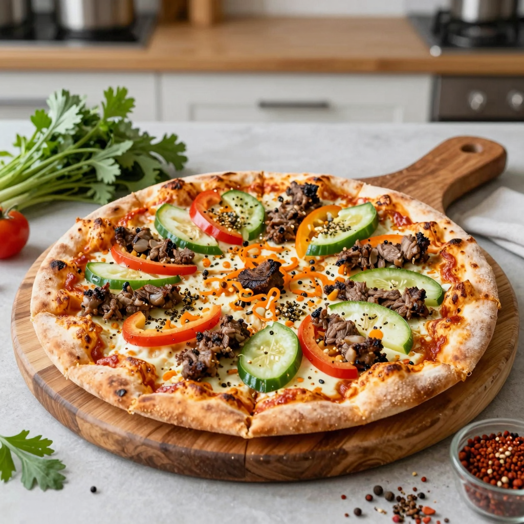 Delicious Mama Maria Halal Pizza