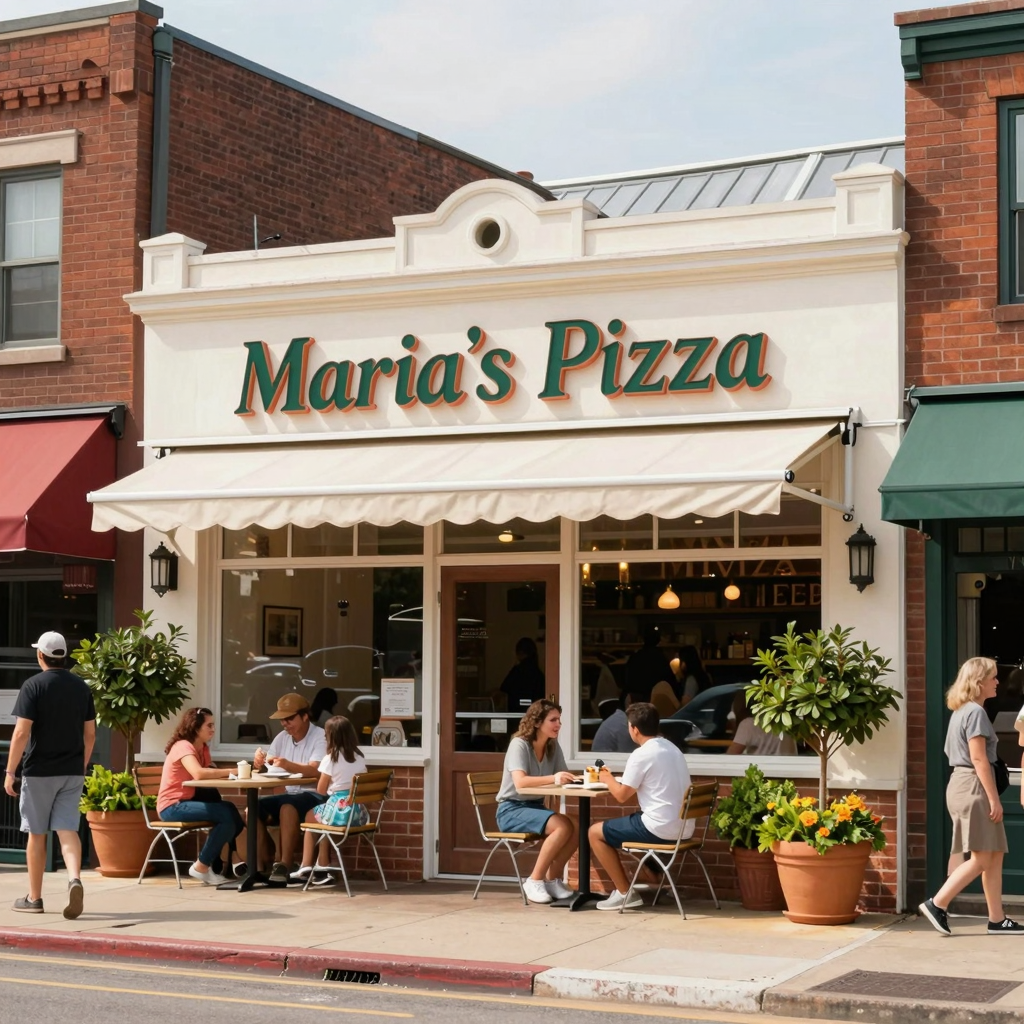 Maria's Pizza Exterior