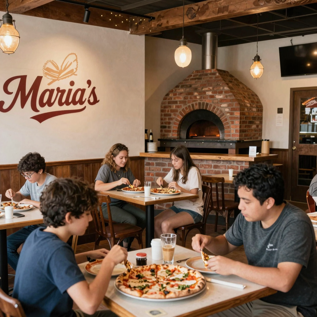 Maria's Pizza Interior