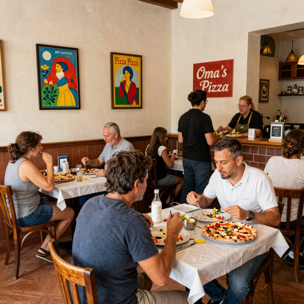 Oma's Pizza Anna Maria Interior
