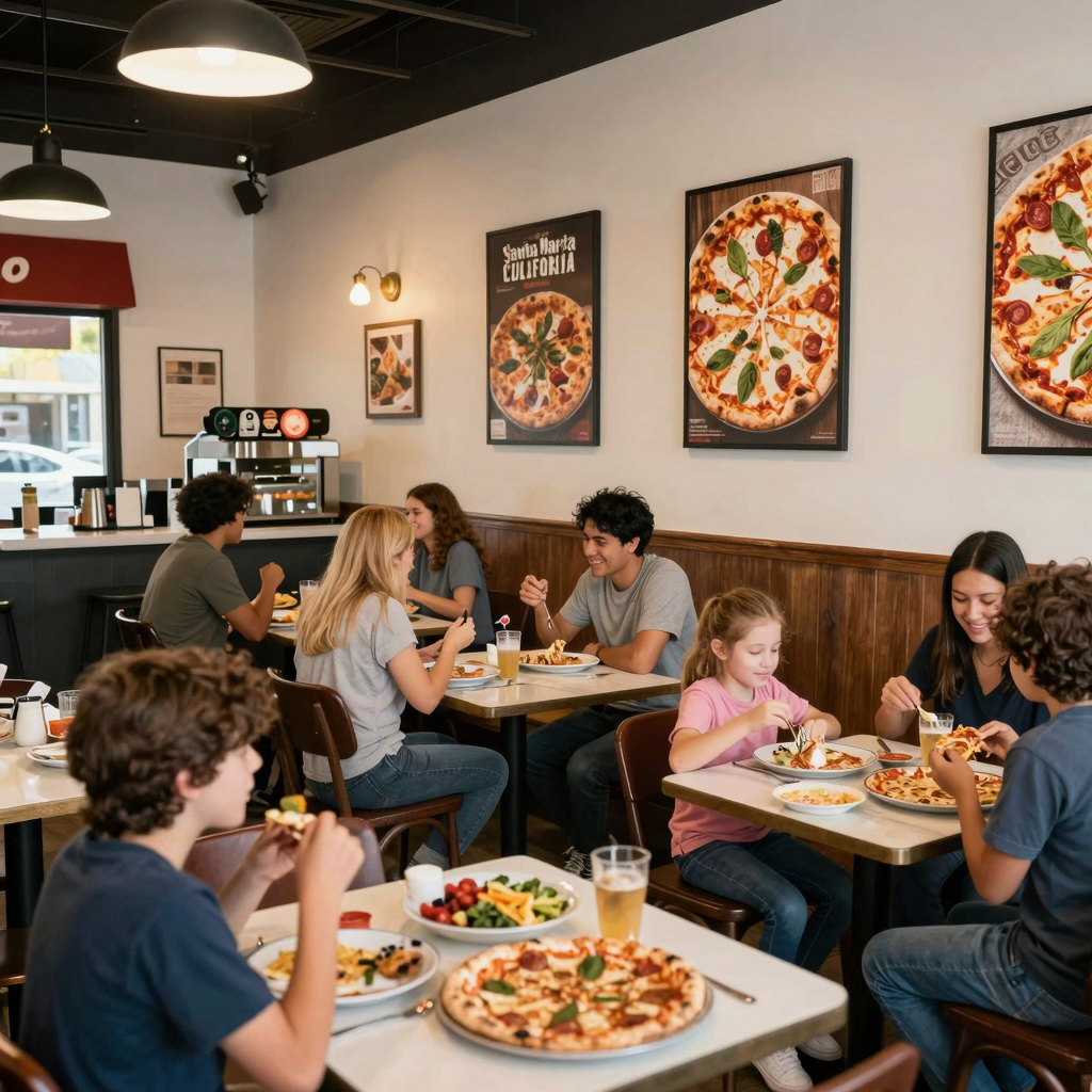 Pizza in Santa Maria