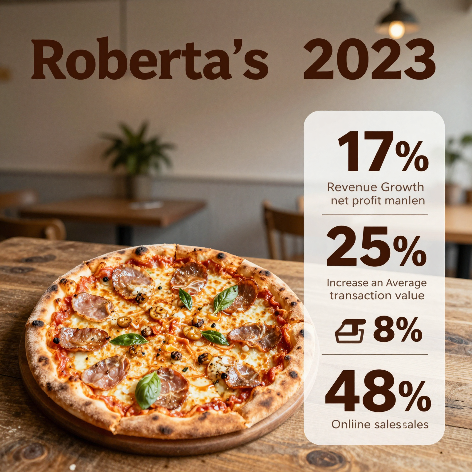 Roberta's Pizza Growth Infographic
