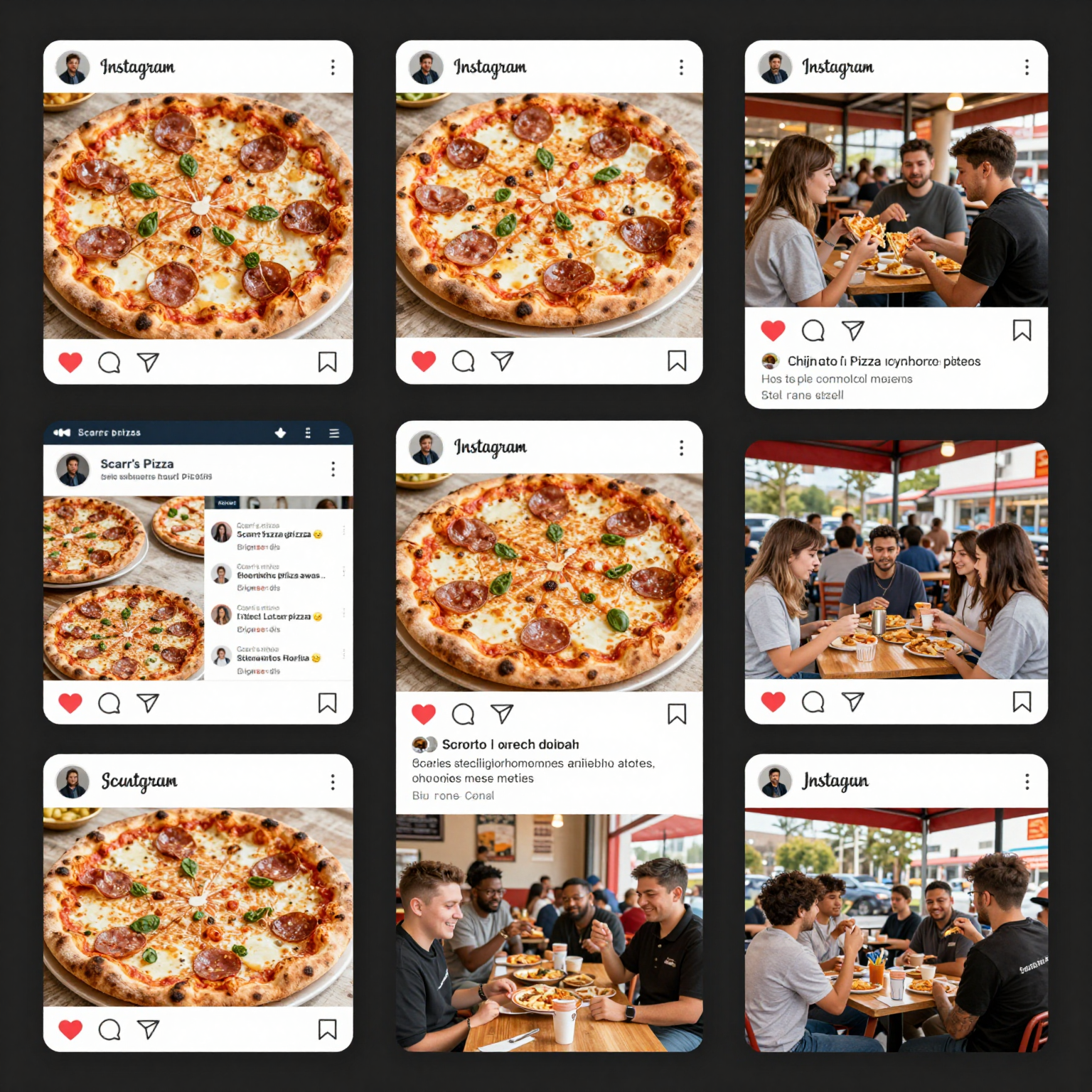 Scarr's Pizza Social Media Presence