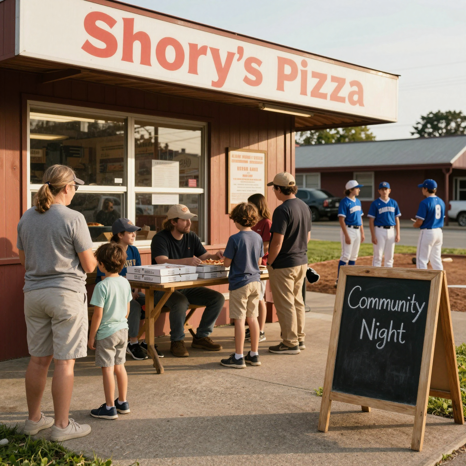 Shorty's Pizza community scene