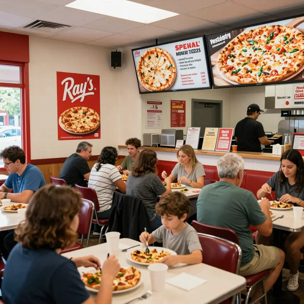 Ray's Pizza Interior