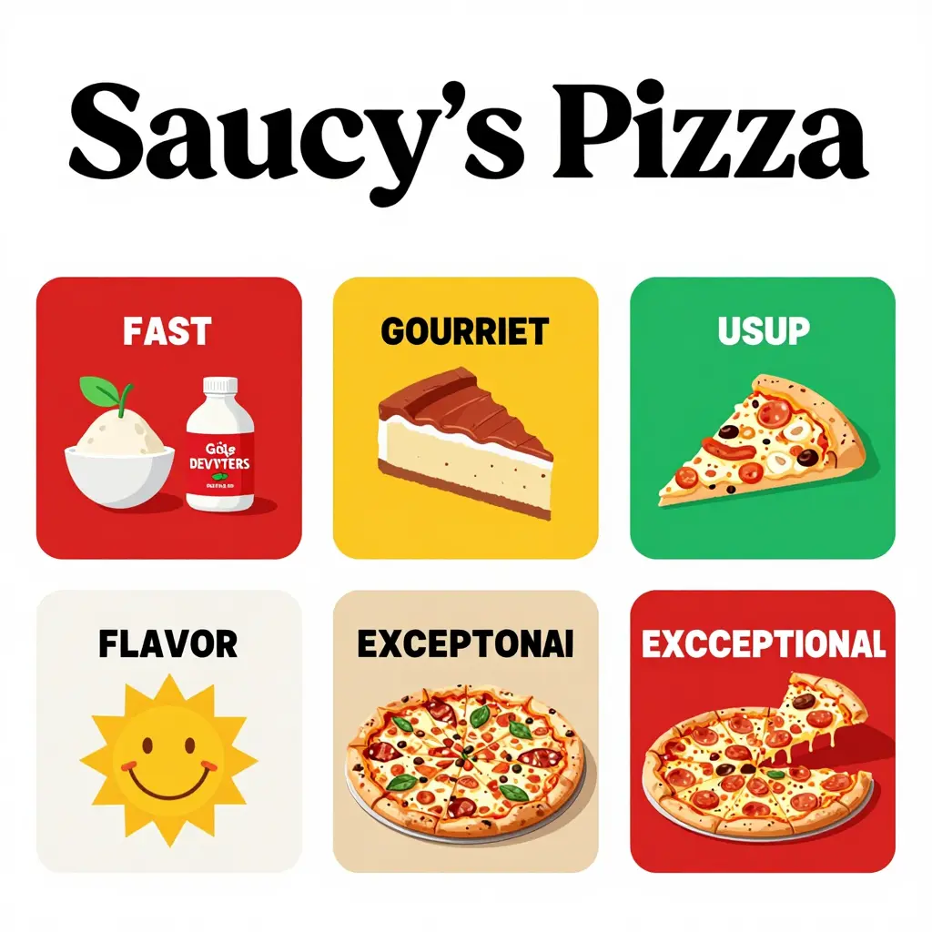 Saucy's Pizza USPs
